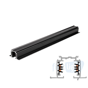 SLV S-Track 3 fase rail Dali inbouw zwart